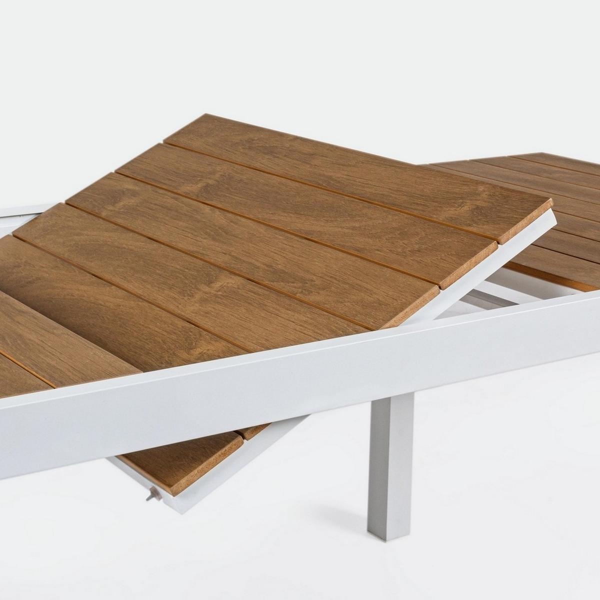 Table extensible en polywood pour extérieur 75x140-200 Elias 