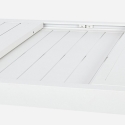 Mesa extensible de aluminio 77x140-210 Bizzotto Hilde Medidas
