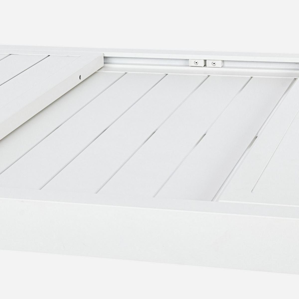 Table extensible en aluminium 77x140-210 Bizzotto Hilde Prix