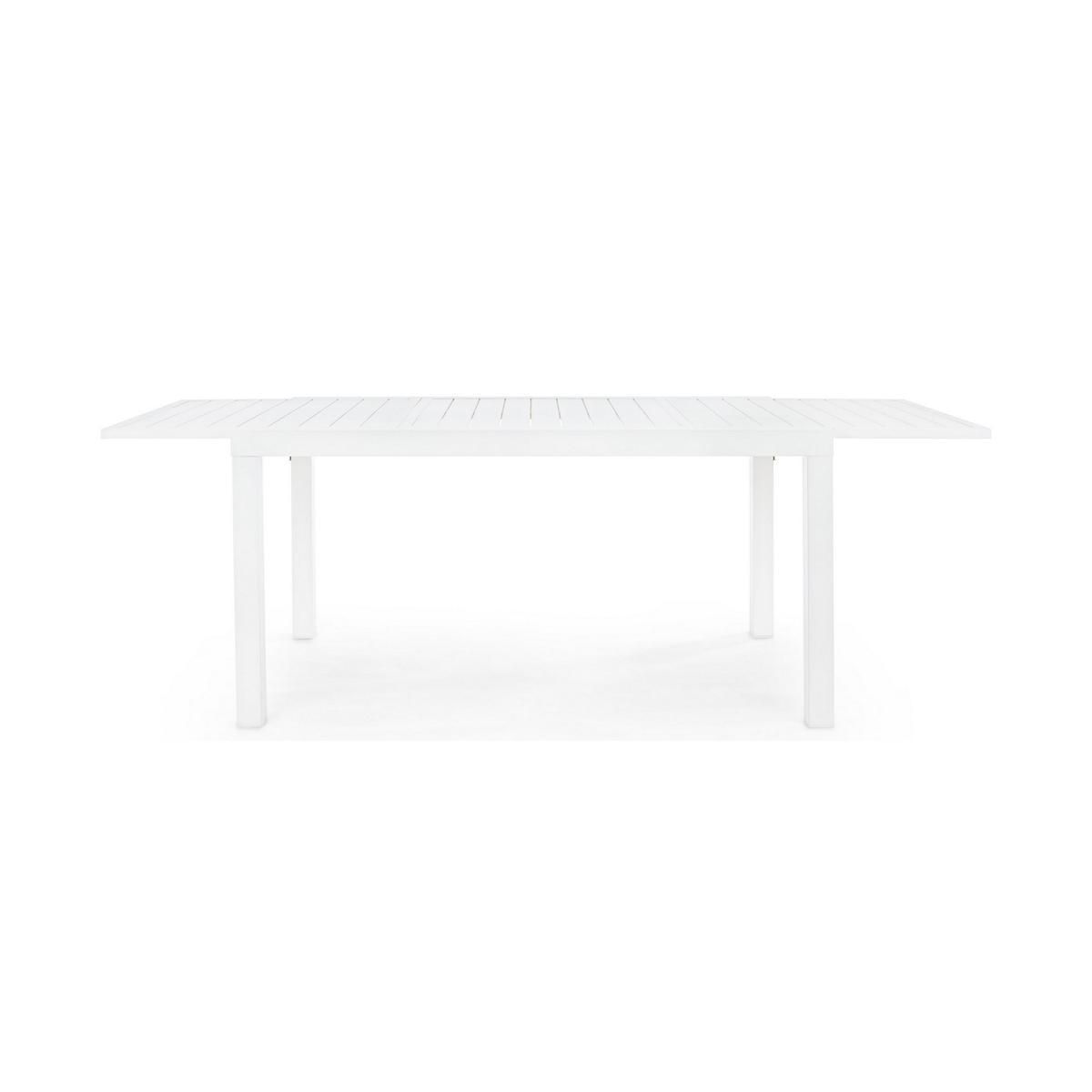 Mesa extensible de aluminio 77x140-210 Bizzotto Hilde Stock