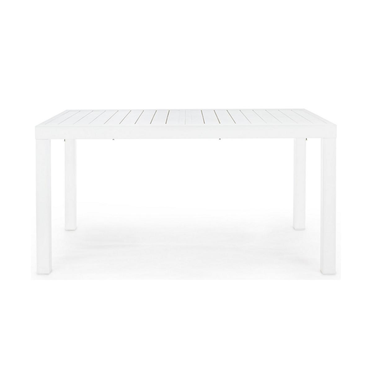 Mesa extensible de aluminio 77x140-210 Bizzotto Hilde Modelo