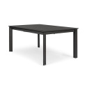 Table extensible en aluminium 160x110-160 Bizzotto Konner 