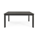 Table extensible en aluminium 160x110-160 Bizzotto Konner 