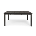 Table extensible en aluminium 160x110-160 Bizzotto Konner 