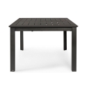 Table extensible en aluminium 160x110-160 Bizzotto Konner 