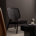 Fauteuil lounge en bois de teck style vintage Bizzotto Yves 