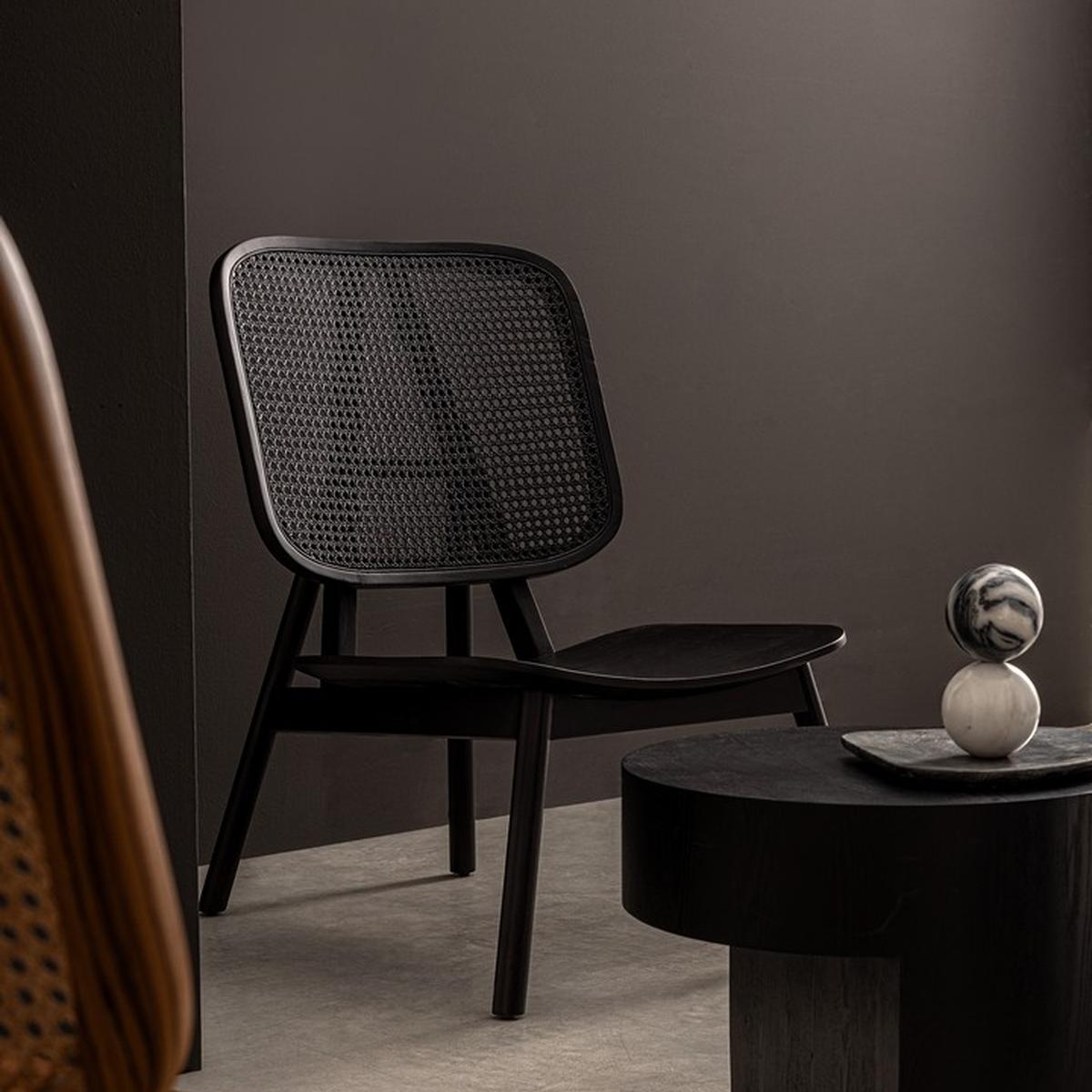 Sillón lounge de madera de teca estilo vintage Bizzotto Yves 
