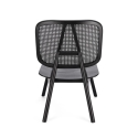 Sillón lounge de madera de teca estilo vintage Bizzotto Yves 