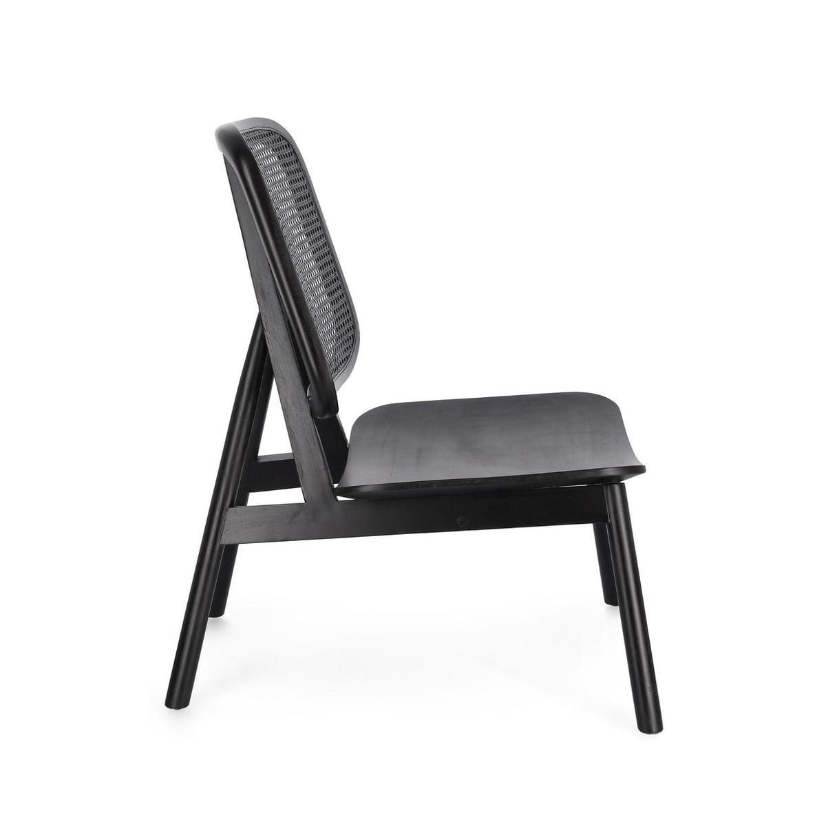 Sillón lounge de madera de teca estilo vintage Bizzotto Yves Coste