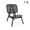 Sillón lounge de madera de teca estilo vintage Bizzotto Yves Oferta