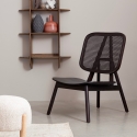 Sillón lounge de madera de teca estilo vintage Bizzotto Yves Rebajas