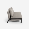 2-Sitzer Sofa Bett modernes Design aus Stoff Wohnzimmer Bellamy Sales