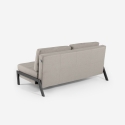 2-Sitzer Sofa Bett modernes Design aus Stoff Wohnzimmer Bellamy Lagerbestand