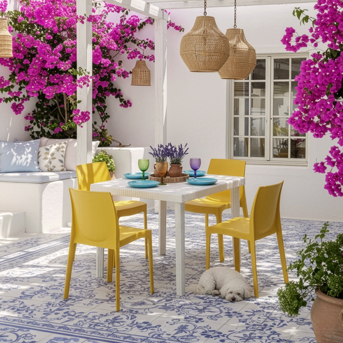 12 Grand Soleil Boheme Quadratische Poly-Rattan-Bartische Set 90x90 cm Preis