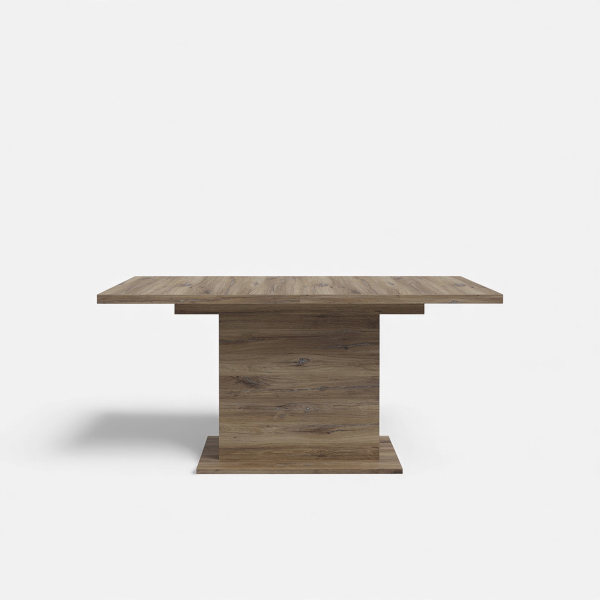 Mesa extensible rectangular de roble 160-200 cm Portland Oferta