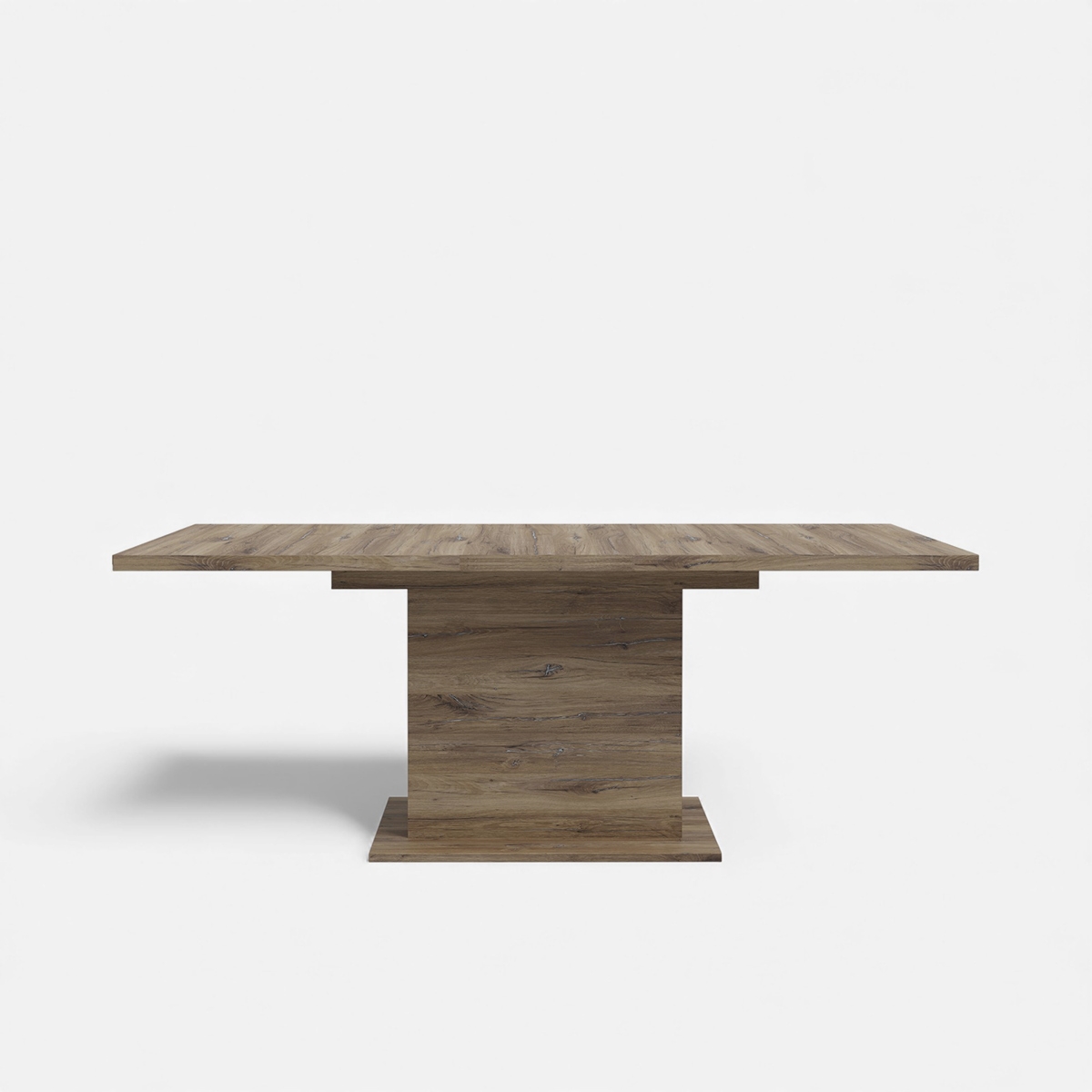 Mesa extensible rectangular de roble 160-200 cm Portland Rebajas