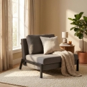 Fauteuil-lit en tissu pliable salon bureau Selene Modèle