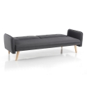 Schlafsofa für 2 Personen, Clic-Clac, Stoff, Massivholzfüße Post Angebot