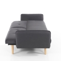 Schlafsofa für 2 Personen, Clic-Clac, Stoff, Massivholzfüße Post Katalog