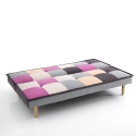 Schlafsofa Clic-Clac Patchwork aus mehrfarbigem Stoff Keith B Verkauf