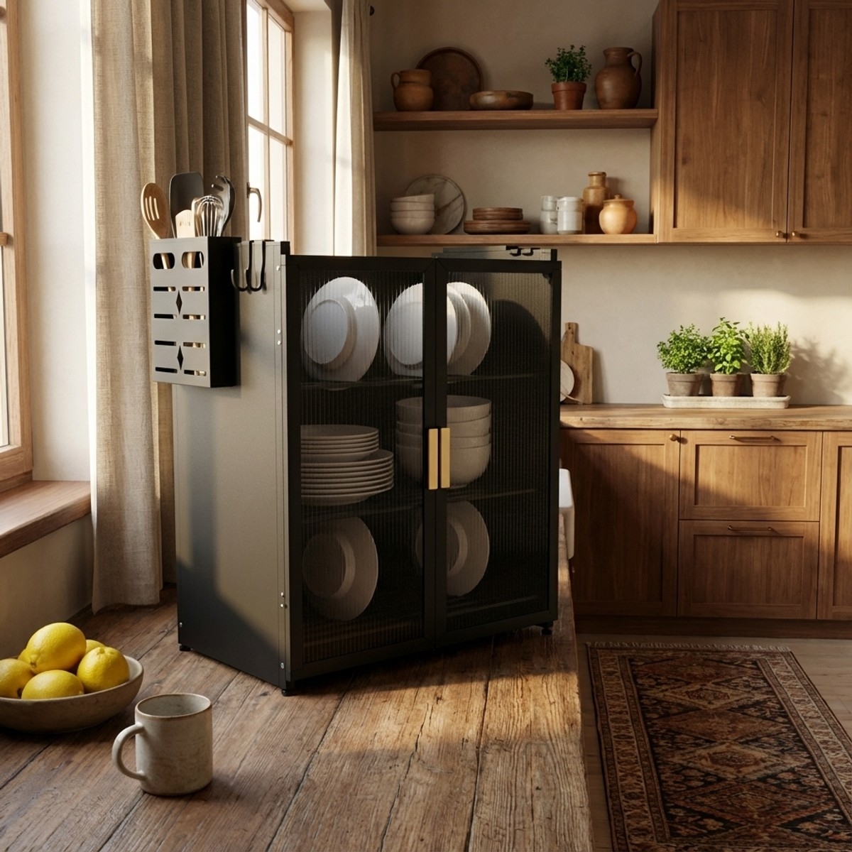 Armoire mobile pour cuisine égouttoir 44x28x59cm Arin Plus Modèle