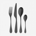 Set posate acciaio inox colorate 24 pezzi Drop