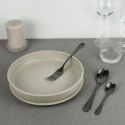 Set posate acciaio inox colorate 24 pezzi Drop