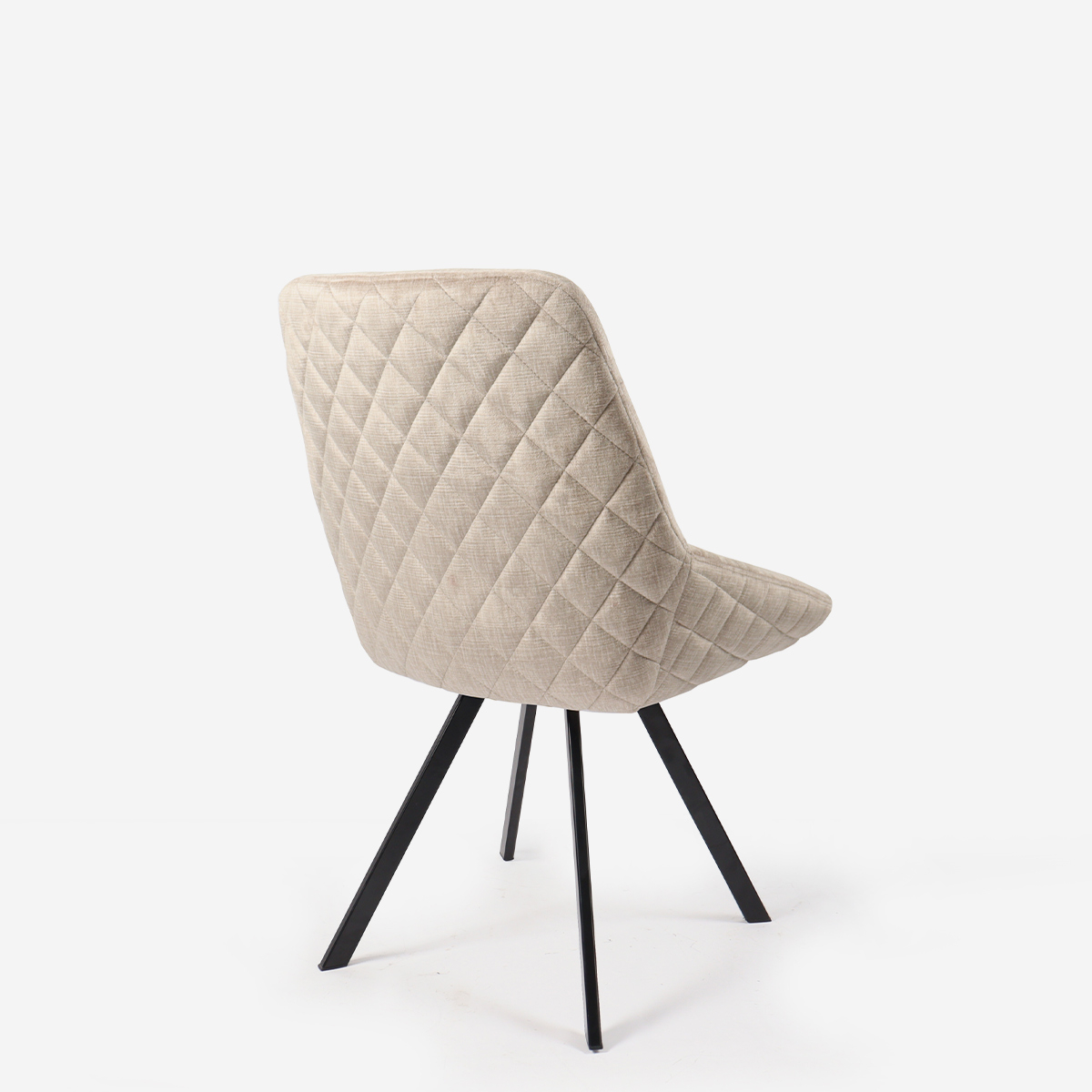 Ensemble de 2 fauteuils en velours élégant avec base en métal Ondara