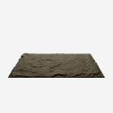 Panel decorativo 3D efecto piedra en PU 10 piezas 120x60x3
