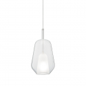 Lampada a sospensione in vetro soffiato design Thelma