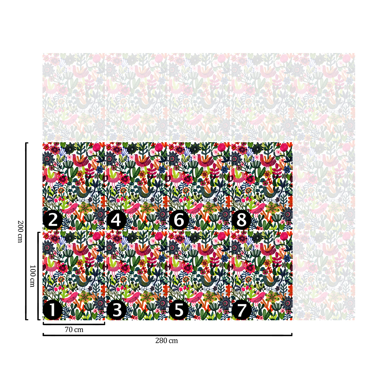 Papier peint botanique scandinave premium Scandy