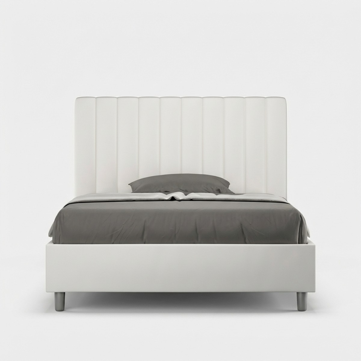 Cama y media contenedor 120x200 símil piel Agueda P1