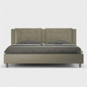Letto matrimoniale 160x200 contenitore imbottito cuscini Annalisa M1