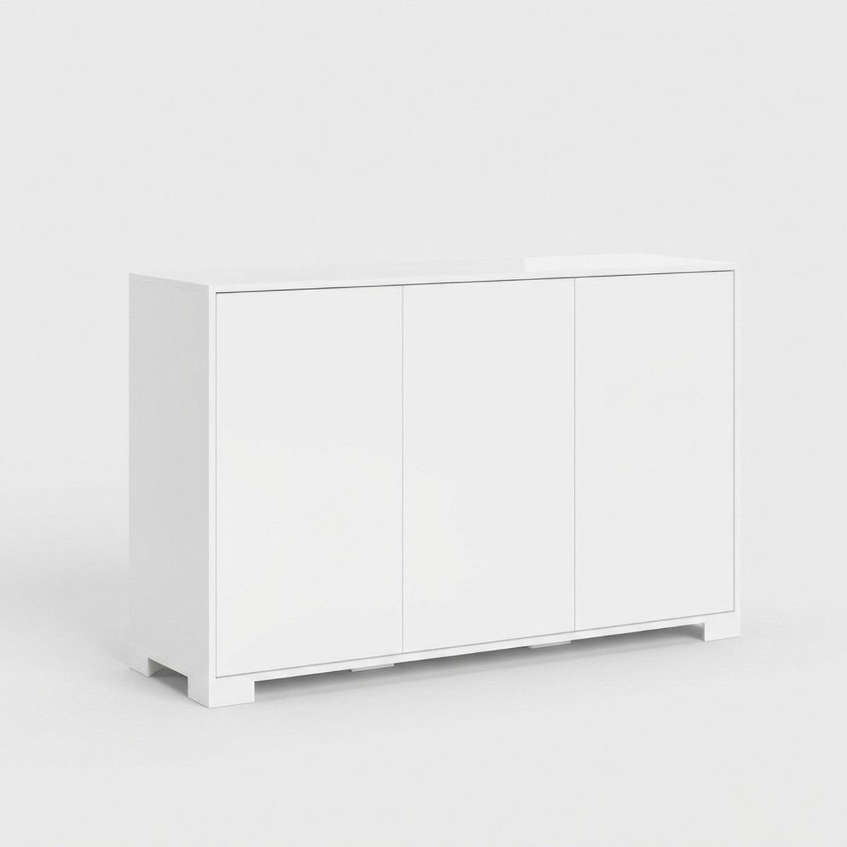 Moderne Anrichte mit 3 Türen für Wohnzimmer, Esszimmer, Küche 130x40x83 Lumina