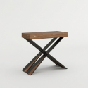 Console extensible 90x40-300 cm table en bois design moderne Diago Fir