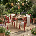 Stuhl in modernem Design aus Polypropylen für Küche Bar Restaurant und Außen Vivienne