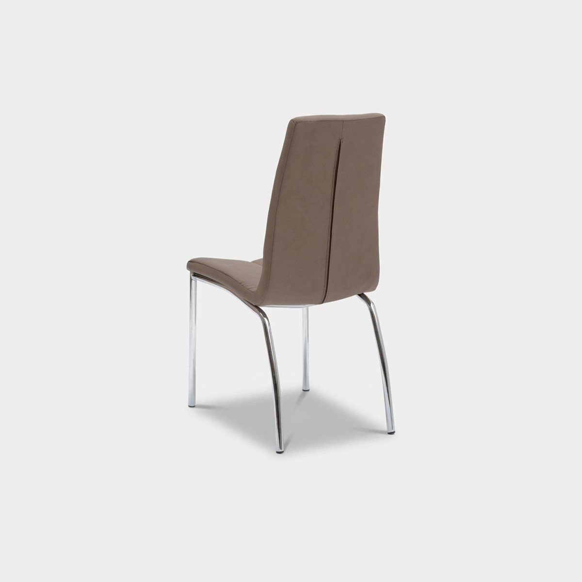 Lot de 4 chaises de cuisine et salle à manger en similicuir rembourré Ines