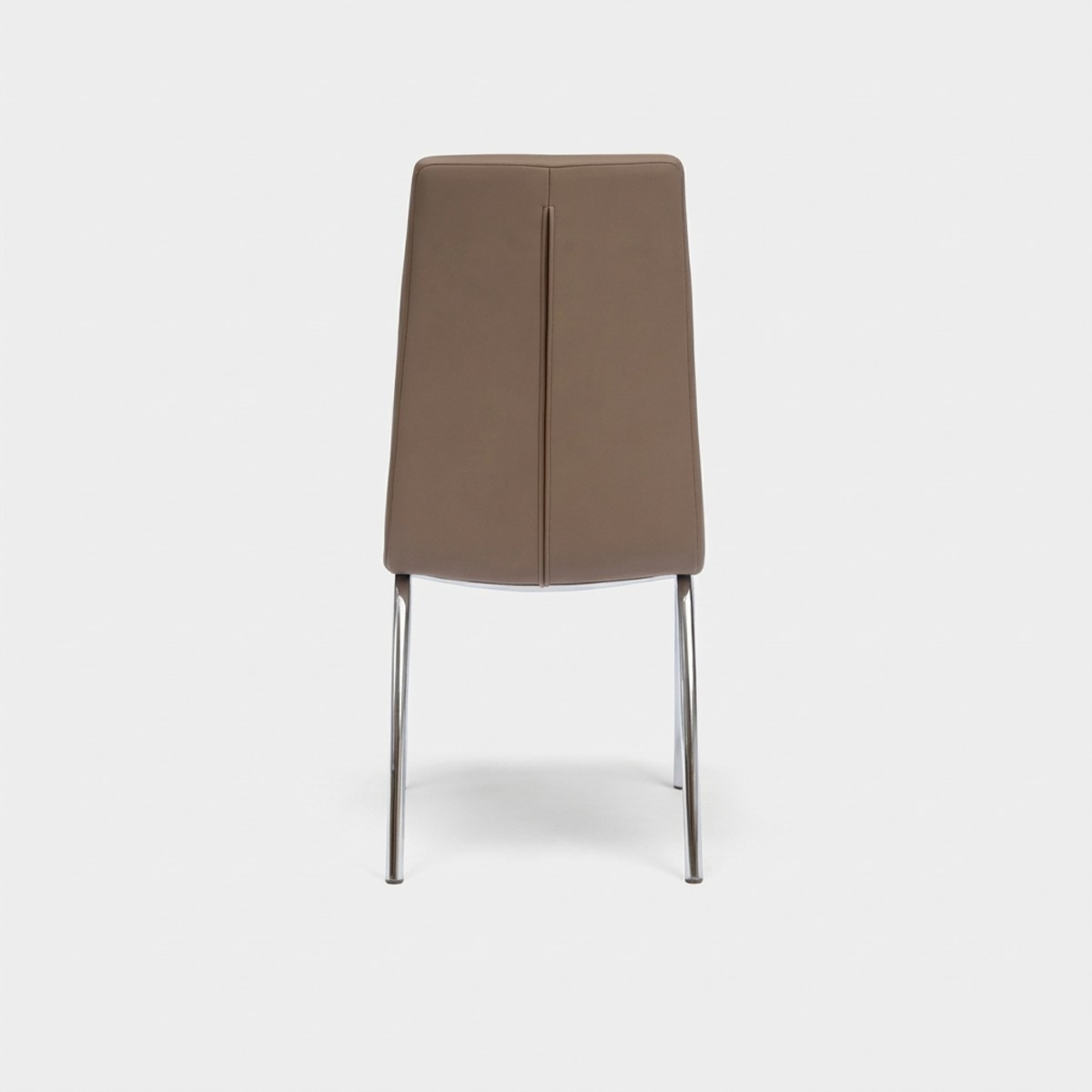 Lot de 4 chaises de cuisine et salle à manger en similicuir rembourré Ines