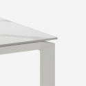 Mesa extensible con tablero de cerámica Sintered Stone para 8 plazas Task