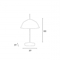 Umweltfreundliche Tischlampe im geometrischen Design Turtle