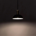Design-Hängelampe aus Metall mit Softglow-Kuppelschirm