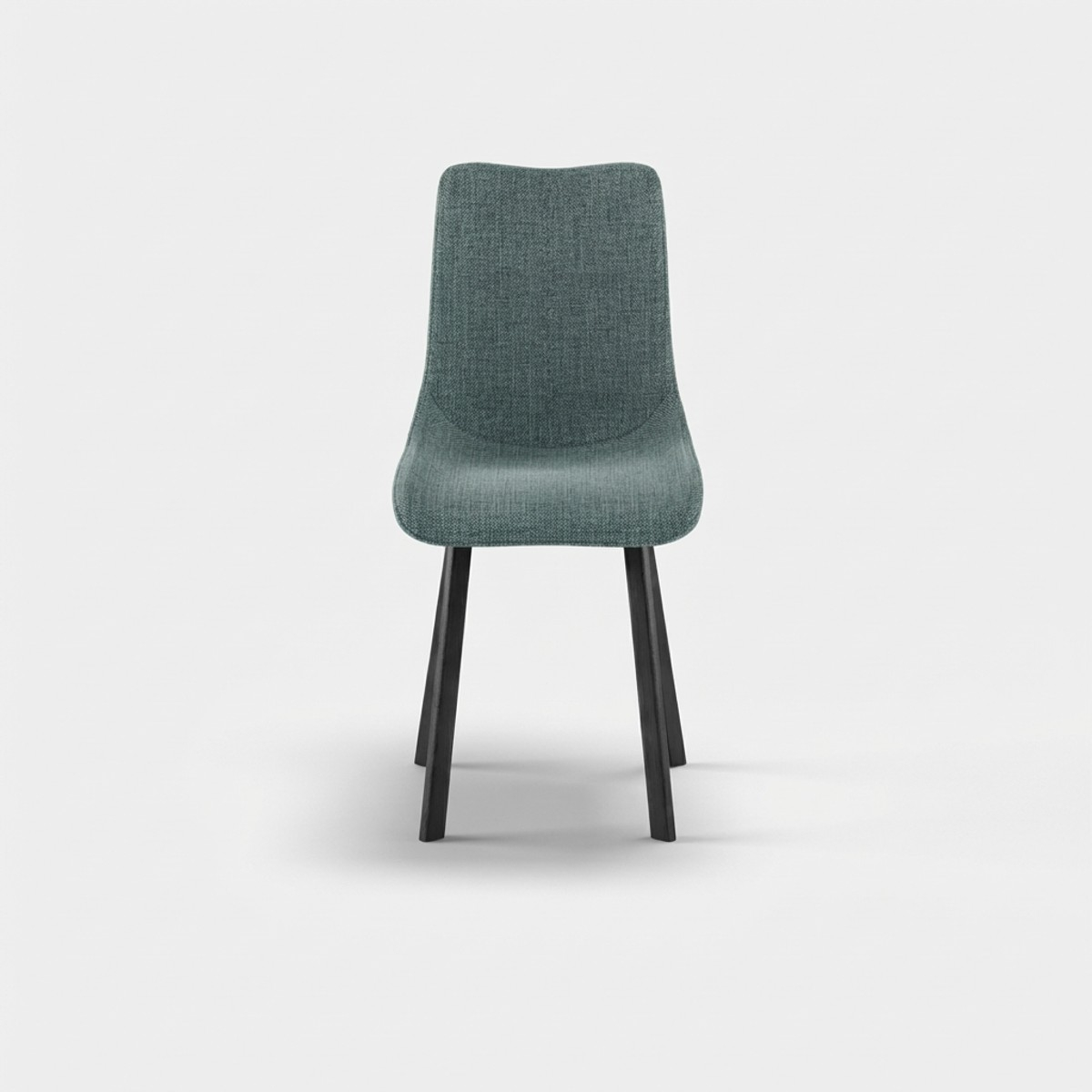 Set de 4 sillas tapizadas de diseño moderno en tela easy-clean Grace
