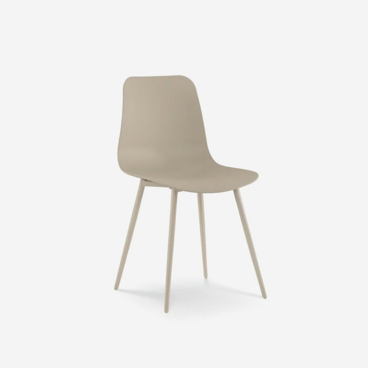 Lot de 4 chaises en polypropylène pour cuisine et salon Wave