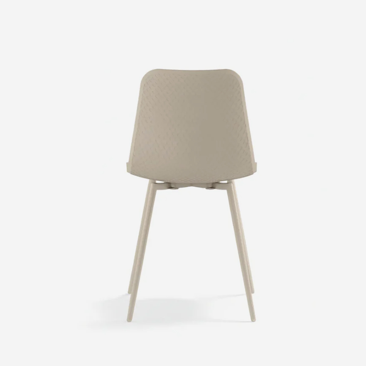 Lot de 4 chaises en polypropylène pour cuisine et salon Wave