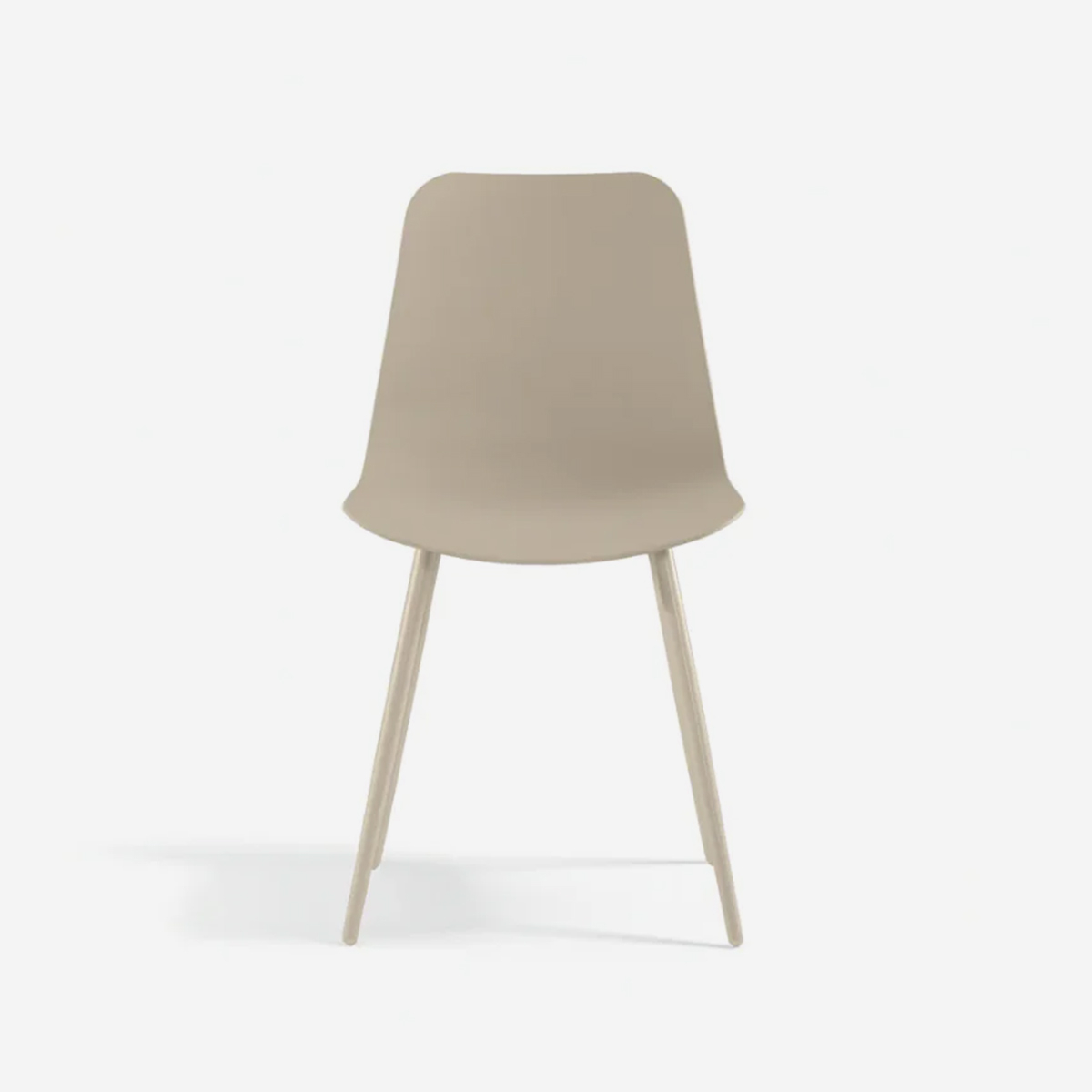 Lot de 4 chaises en polypropylène pour cuisine et salon Wave