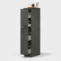 Meuble de cuisine moderne avec 2 tiroirs à épices 30x60x164,5 Trym
