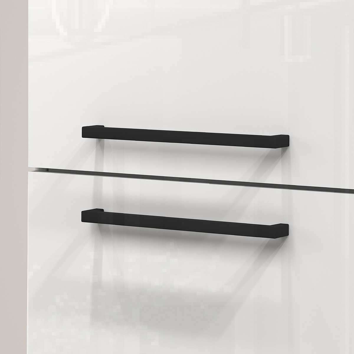 Apothekerschrank mit 2 Gewürzschubladen für moderne Küche 30x60x164,5 Trym