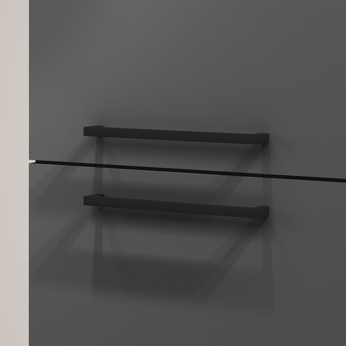 Meuble de cuisine moderne avec 2 tiroirs à épices 30x60x164,5 Trym