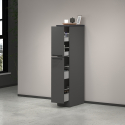 Meuble de cuisine moderne avec 2 tiroirs à épices 30x60x164,5 Trym