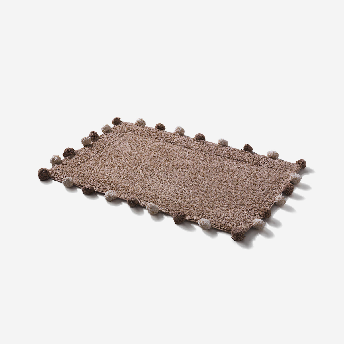 Antirutsch Badezimmerteppich aus Baumwolle 50x80 cm Elun